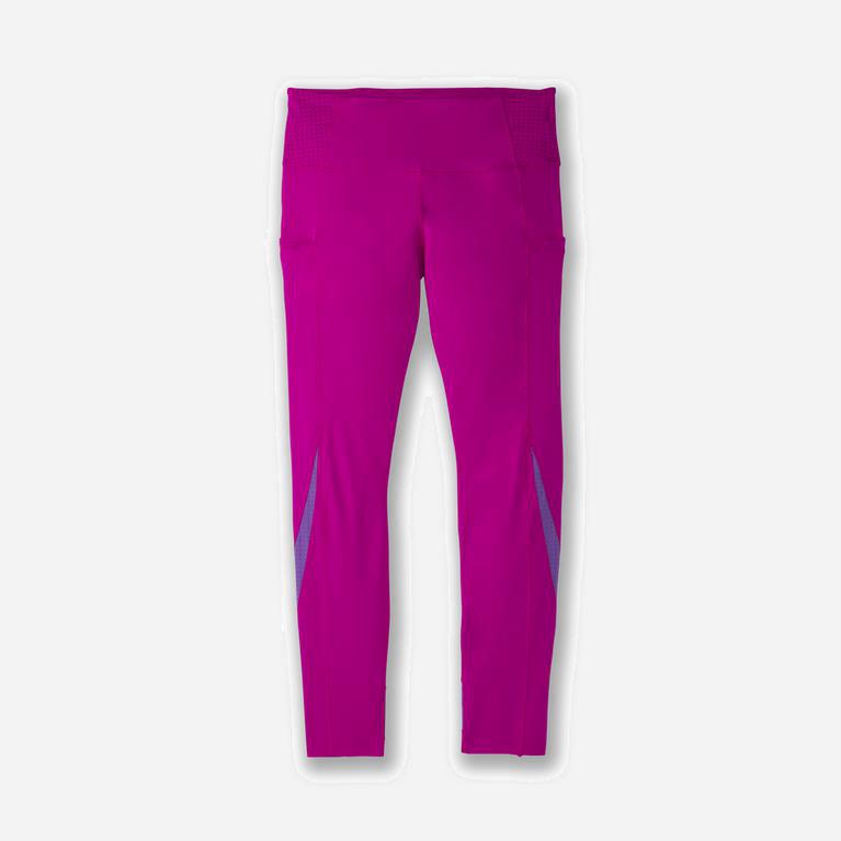 Brooks Method 7/8 Cropped Hardlooplegging voor Dames Purper (VMBOL-0294)